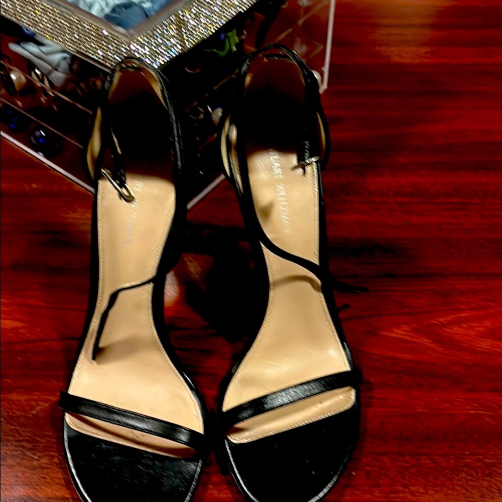 Stuart Weitzman Black Stiletto Heels